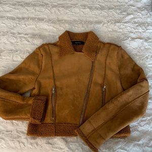 Suede Biker Jacket